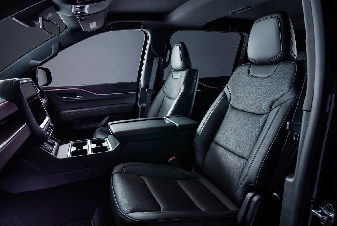 Luxury SUV front cabin interior NJ LuxRide