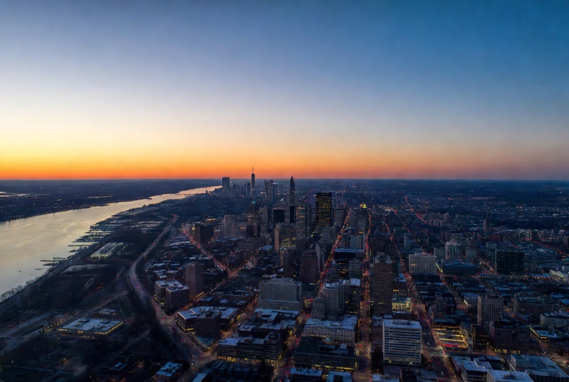 Newark New Jersey skyline luxury car service